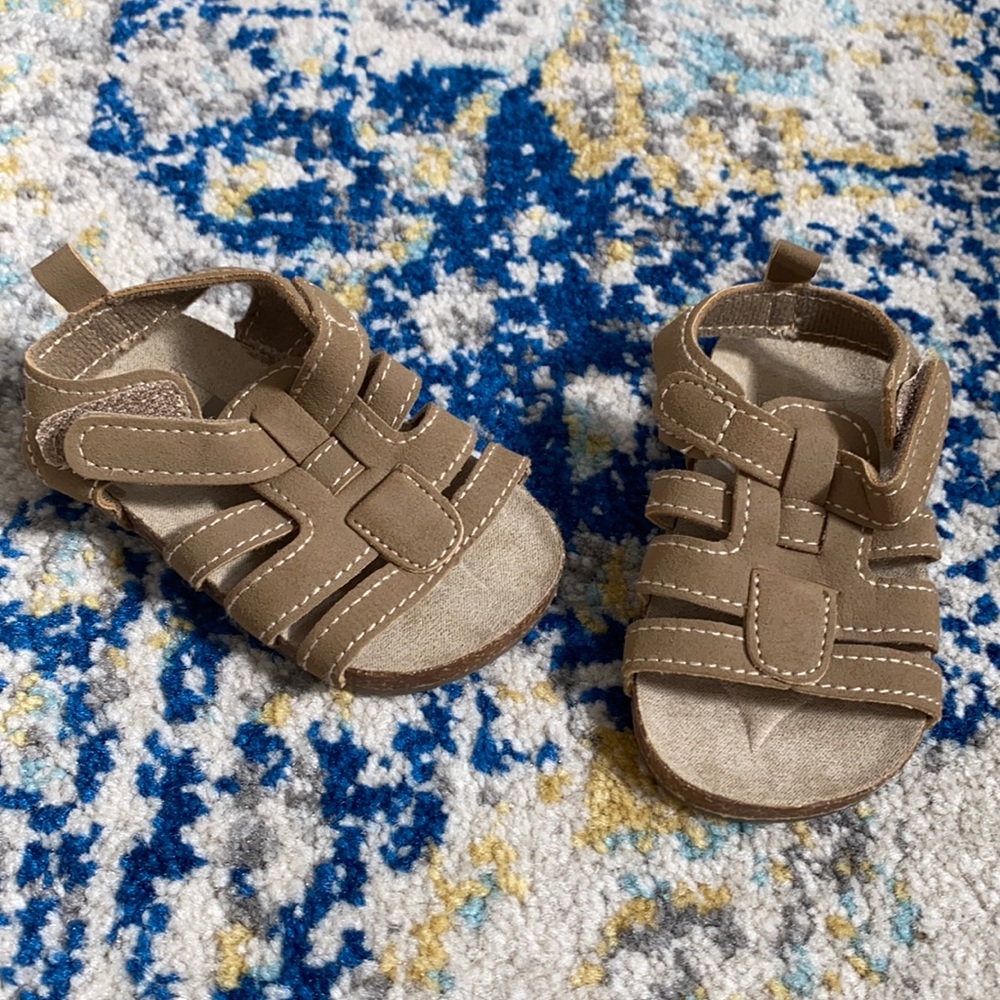Never worn Carter’s sandals